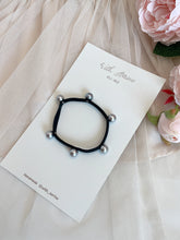 Load image into Gallery viewer, Grey Pearl Hair Tie