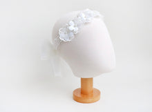 Load image into Gallery viewer, White Wedding Headband
