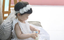 Load image into Gallery viewer, White Wedding Headband
