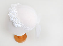 Load image into Gallery viewer, White Wedding Headband