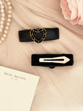 Load image into Gallery viewer, Black Leather with Heart / 2types /Single item