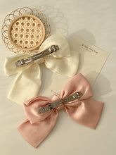 Load image into Gallery viewer, Satin Bow French Clip / Single Item