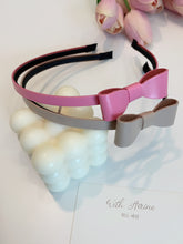 Load image into Gallery viewer, Leather Bow Hairband