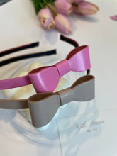 Load image into Gallery viewer, Leather Bow Hairband