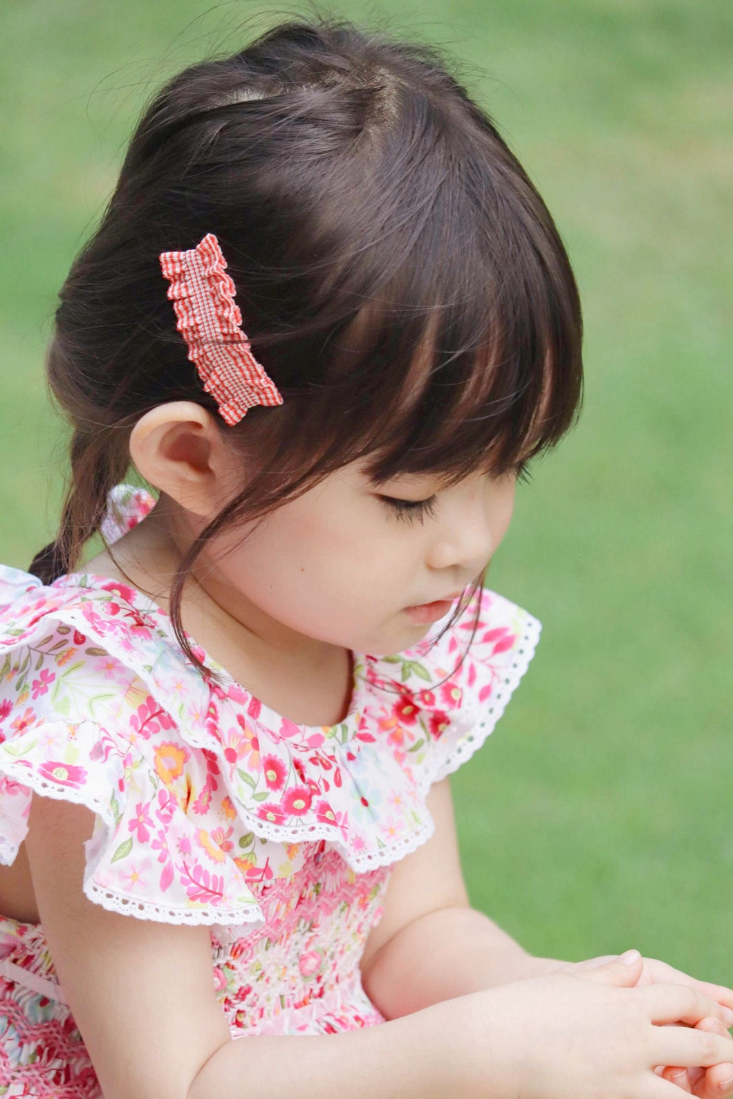 Frill Check / Single Item [3colors]