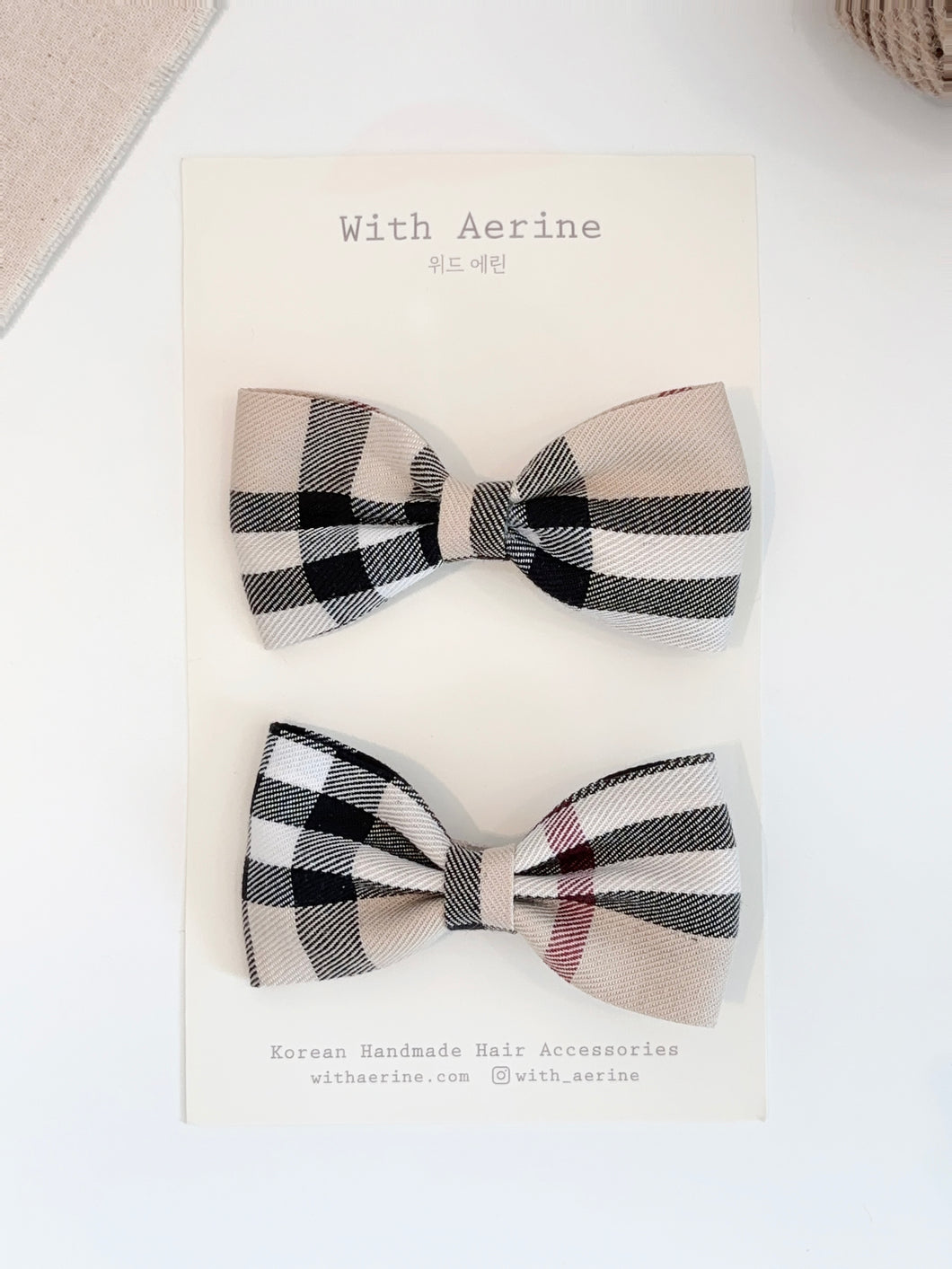 Nova Check Mini /Set of 2 [Baby Line]